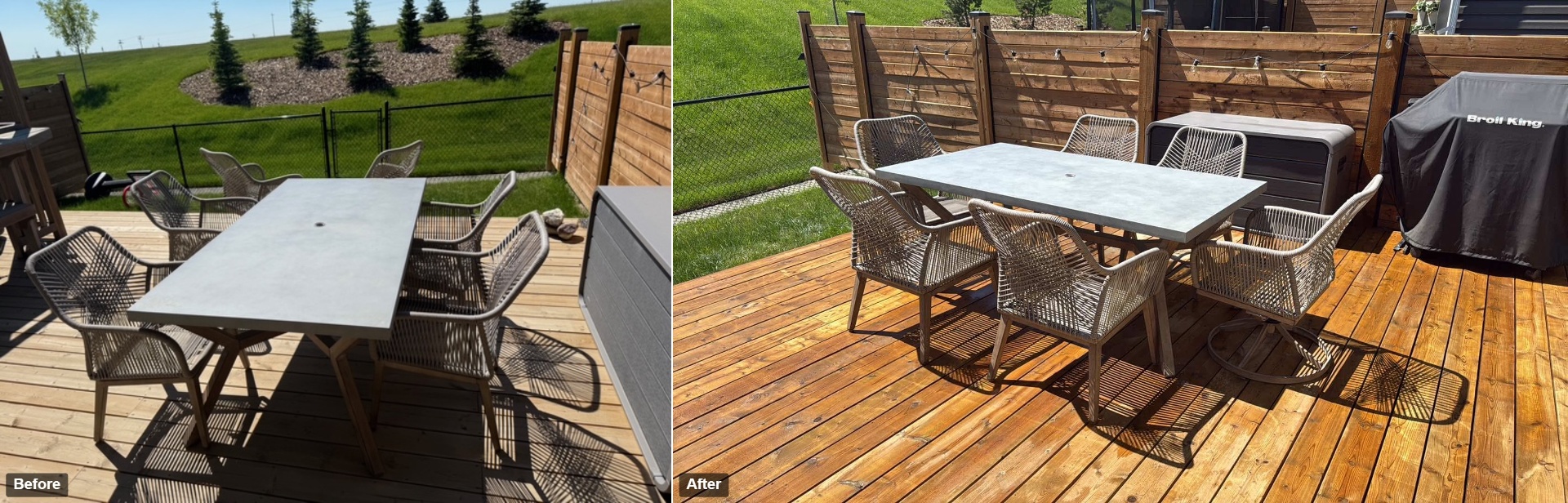 Patio & furniture area